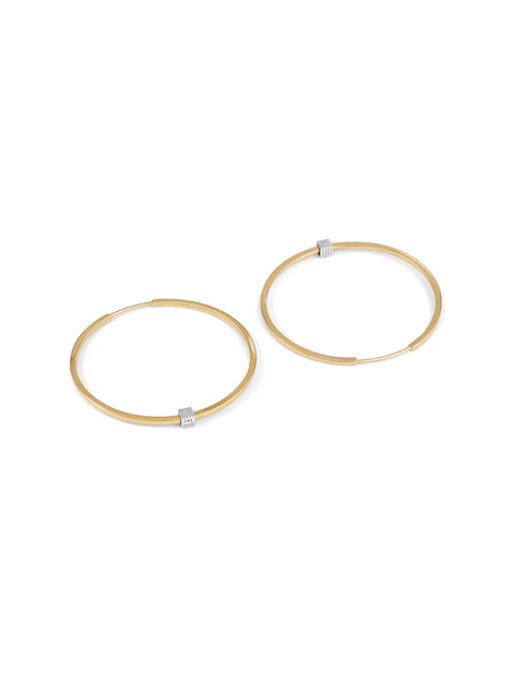 Medium Joia Slim Hoops