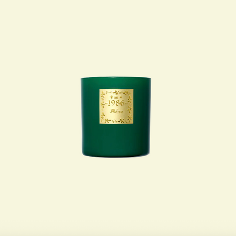 Emerald Glass Candle