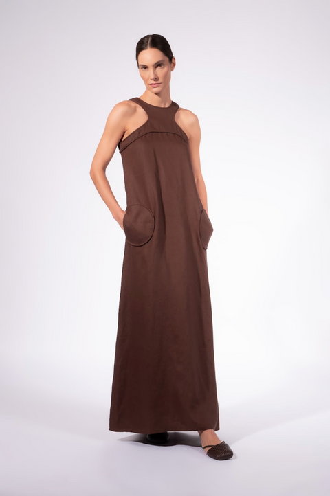 Solid Maxi Dress