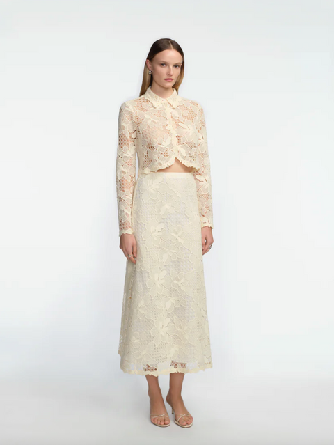 Lattice Lace Skirt