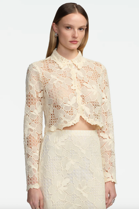 Lattice Lace Jacket