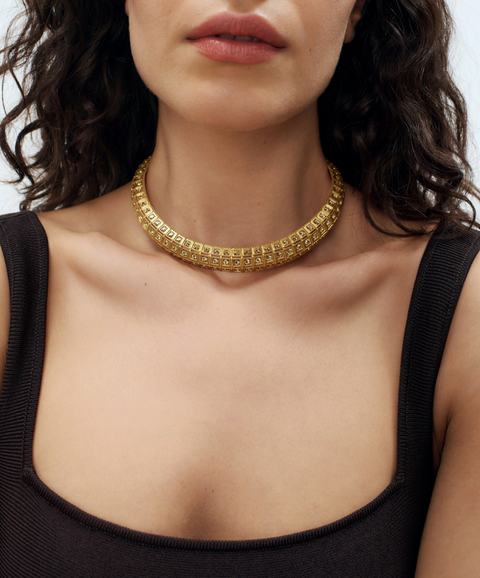 Sonia Petroff Lobster Vibe Necklace – Gold