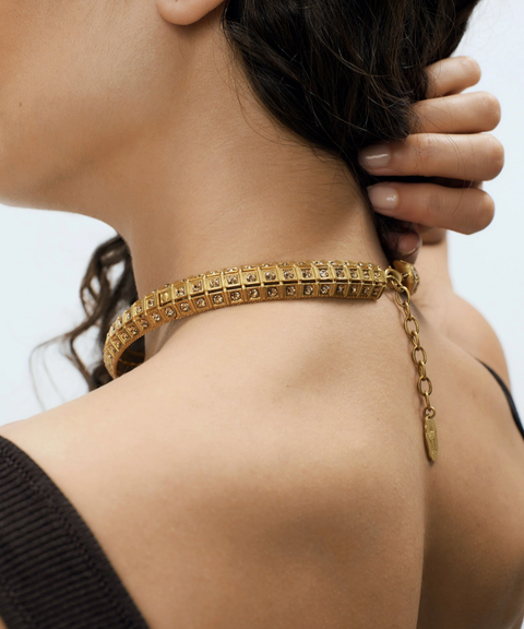 Sonia Petroff Lobster Vibe Necklace – Gold
