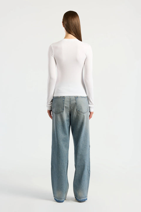 Verona Henley - White