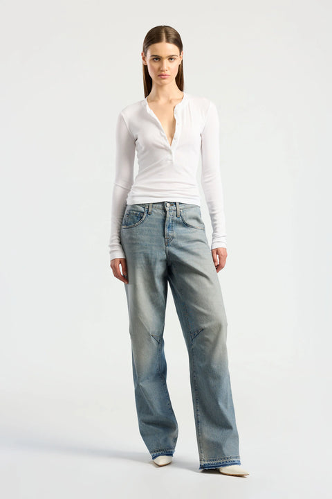 Verona Henley - White