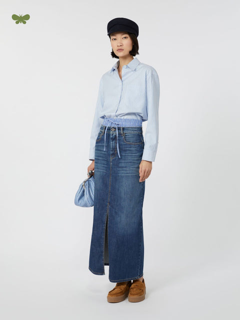 Denim 5-Pocket Skirt