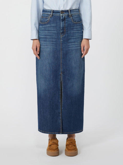 Denim 5-Pocket Skirt