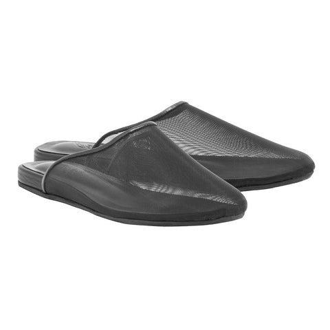 The Slipper - Black Mesh