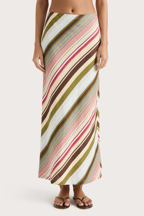 Elise Skirt Meleu Stripe Multi